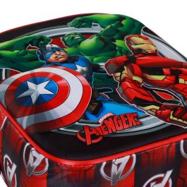 Mochila 3D Elite Almighty Marvel Los Vengadores Rojo