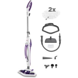 POLTI VAPORETTO - SV440_Double - Steam trapeador + limpiador de manos - autonomía ilimitada - 1500W - listo en 15 segundos - Púrpura