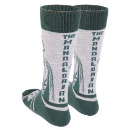 CERDÁ Set 3 Calcetines Mandalorian Star Wars Talla 40-46 - 86% Algodón, 12% Poliamida, 2% Elastano