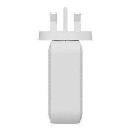 Targus Cargador GaN 145W HJ1001WHWWGL para Múltiples Dispositivos, Carga Rápida PD 3.1 QC 3.0, Blanco