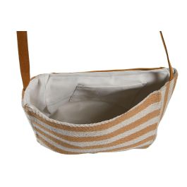 DKD Home Decor Bolso Mediterraneo Naranja Beige Poliester 9 x 75 x 25 cm (2 Unidades)