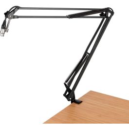 Soporte De Micro Con Clamp O Montaje Sobremesa Para Streaming/Podcasts