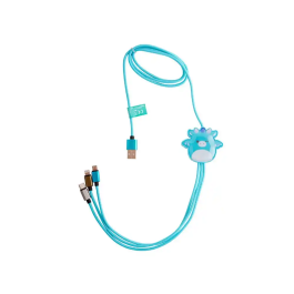 Wondee Cable de Carga 3 en 1 Squishmallows Tatiana 1.2 m - Micro USB, USB-C, Lightning - Carga Rápida y Trenzado Precio: 20.1586. SKU: B1DRJ75DAP