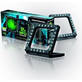 Thrustmaster Dial multifunción MFD COUGAR para PC, Panel de cabina USB con 2 bases multidireccionales, 20 botones, 4 interruptores y luz de fondo