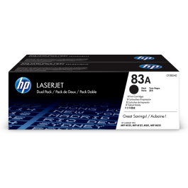 HP LaserJet M125/M127/M201 Pack 2 Toner Negro 83AD HP LaserJet M125/M127/M201 Pack 2 Toner Negro 83AD Precio: 147.68999971. SKU: S8409784