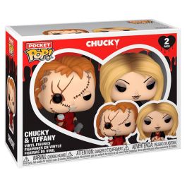FUNKO Blister 2 figuras Pocket POP! Chucky y Tiffany Valentine