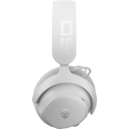 DELL PRO-HS-G-DEAM Auriculares Gaming Inalámbricos y Cableados, Doble Conectividad, Negro y Blanco