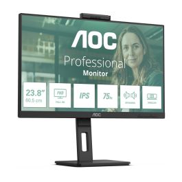 AOC 24P3QW Monitor IPS 23.8" Full HD 1920x1080 4ms 75Hz con Altavoces, Micrófono y Cámara Web Negro