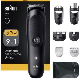 Braun AIO5540 Recortadora de pelo y barba, 120 min autonomía, 14 ajustes de longitud, Negro Precio: 86.49999963. SKU: B1K67T5ZBE