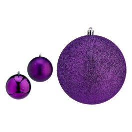 Bolas de Navidad Ø 12 cm 6 Unidades Morado PVC Precio: 6.50000021. SKU: B1ECA535B5