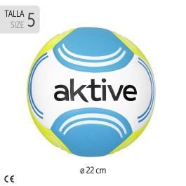 Balón de Fútbol Aktive Talla 5 22 x 22 x 22 cm 12 Unidades