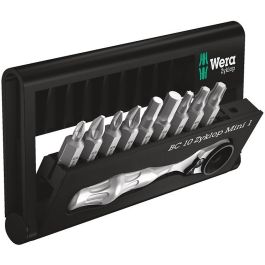 Wera 05073645001 Bit-Check 10 Zyklop Mini 1 Set de Carraca con 9 Puntas Magnéticas: Phillips, Pozidriv, Torx, Hexagonal Precio: 61.49999966. SKU: B19WZPXBZ8