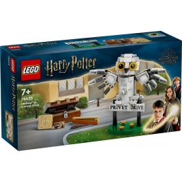 LEGO 76425 Set de Construcción Harry Potter: Lechuza Nival Hedwig Articulada - Número 4 de Privet Drive, Juguete Fantasía