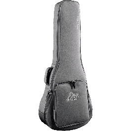 EKO Guitarra Acústica Travel Marco Polo Folk Electroacústica con Funda - Caoba Maciza con Electrónica Fishman