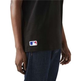 Camiseta de Manga Corta Hombre New Era 12827252 Negro (XL)
