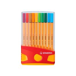 Stabilo Rotuladores Point 88 C-Surtidos Estuche Colorparade Rojo 20 Ud