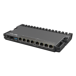 Mikrotik Rb5009Ug+S+In Router con 7 Puertos Gigabit, 1 Puerto 2.5G, 1 Puerto SFP+ 10G, CPU 1.4GHz Quad-Core, 1GB RAM Precio: 189.4999997. SKU: B1HAAP7E3F