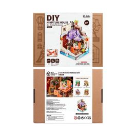 ROBOTIME Maqueta Restaurante Sea Holiday 68pzs Kit DIY Terraza Costera +14 años