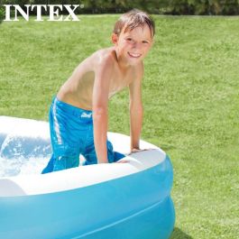 Piscina Hinchable Intex Azul Blanco Azul/Blanco 540 L 203 x 48 x 152 cm (3 Unidades)