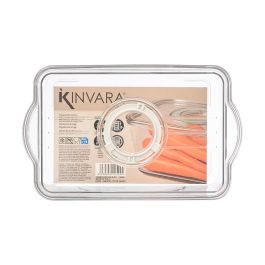 Organizador Nevera Tapa Med Aro Blanco Kinvara 26x10x16cm (Set de 12)