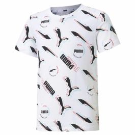 Camiseta de Manga Corta Infantil Puma AOP Blanco Camiseta de Manga Corta Infantil Puma AOP Blanco Precio: 22.49999961. SKU: S6483882