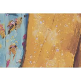 DKD Home Decor Cuadro Moderno Multicolor Lienzo y MDF 90 x 60 x 2.5 cm (4 Unidades)