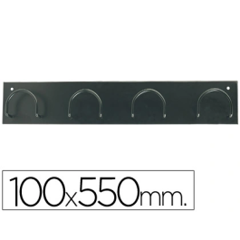 Sie Perchero 611 Pared Metálico 4 Colgadores Negro 55x10x5 cm Precio: 26.49999946. SKU: B1KLJ2EBZR