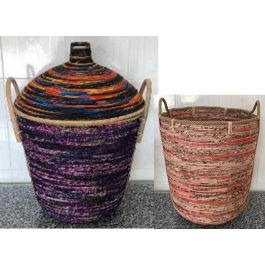 DKD Home Decor Cesta Boho Melocoton Natural 51 x 67 x 51 cm Set de 3 Precio: 155.66892. SKU: S3029006