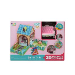 Casa Madera Y Mobiliario Puzzle 27x20 cm 1 Set Casa Madera Y Mobiliario Puzzle 27x20 cm 1 Set