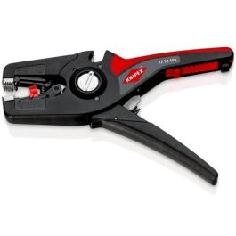 Knipex Alicate Abrazadera PreciStrip16 Automático para Cables AWG 6, Pelacables Negro/Rojo 190mm