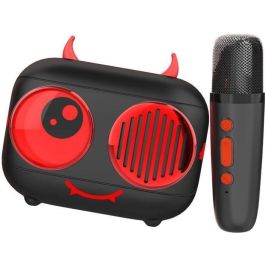 CGV AAAHZ85773 DIABLO Kit Karaoke con Altavoz Bluetooth y Micrófono Inalámbrico, Efectos de Voz Mágicos, Batería de 8 Horas, Carga USB Precio: 64.49999985. SKU: B1JYJEEY9T