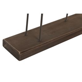DKD Home Decor Figura Decorativa Atlántico, Escultura de Peces Marinos de Madera Paulownia, Marrón Claro, 8 x 27 x 51 cm