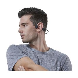 Shokz OpenRun Mini Auriculares Bluetooth Inalámbricos de Conducción Ósea para Deportes en Color Negro