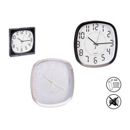 Reloj Redondo 31Cm Plata Negro Surt Giftdecor (6 Unidades) Precio: 52.5000003. SKU: B1K7QV5GLB