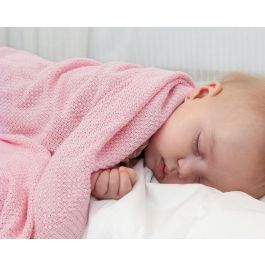 KioKids Mantita de Bambú Rosa para Bebé 80x110cm | Suave, Termorreguladora, Antihumedad, Protector UV, Antibacteriana, Certificado Oeko-Tex, +0 Meses