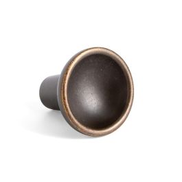 VIEFE Pomo Raviiolo de Zamak con Acabado Latón Antiguo, Distancia Agujero Cuadrado 29x27