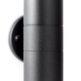 Brilliant BRI4004353346958 Jandy Aplique Descendente 2 Luces GU10 Max 18W, Negro, Bombilla no incluida