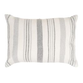 Cojín Rayas Beige-Gris Algodón-Poliéster 70 X 50 cm Precio: 25.5915. SKU: B18FA49W5X
