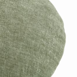 Puff con almacenamiento verde VERSA 43x45 cm - Madera MDF, Poliéster, Tela chenilla Puff con almacenamiento verde VERSA 43x45 cm - Madera MDF, Poliéster, Tela chenilla