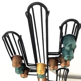 Quttin Soporte para 32 Cápsulas de Café Cactus - Organizador de Café 41.5 cm Alto (12 Unidades)
