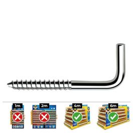 Celo Alcayata Din alr 4,0x80mm Zincado Metalizado Acero Caja 250 Unidades Precio: 25.4999998. SKU: S7909015