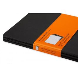 Cuaderno Moleskine Cahier 13X21 80H Horizontal Negra Set De 3
