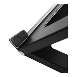 MANHATTAN Soporte para portátil ajustable 10"-15.6" Negro Acero