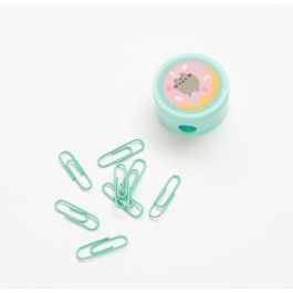 ERIK Set Papelería Foodie Collection Pusheen: Cuaderno A5, Subrayador, Bolígrafo, Lápiz, Sacapuntas, Clips y Estuche