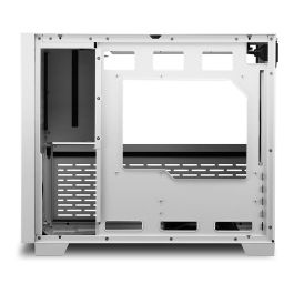 Sharkoon MS-Z1000 Micro Torre ATX/ITX Blanca con Panel de Cristal Templado para Gaming