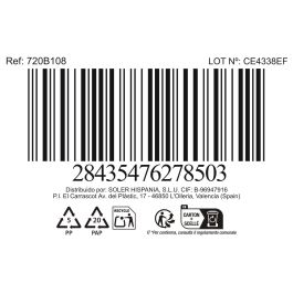 La Mediterranea Bandeja Redonda Chester Blue 13.7 cm (24 Unidades)