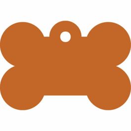 Placa identificativa para collar Imarc Bone Naranja