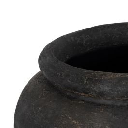 Jarrón Gris Fibra de Cemento Decoración 62 X 62 X 120 cm