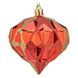 Bolas de Navidad Diamante Ø 8 cm 6 Unidades Rojo Plástico Precio: 3.78999951. SKU: B1FJNWS37M