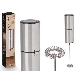 Kinvara Espumador Eléctrico de Leche de Acero Inoxidable, Batidor de Mano a Pilas, 3.5x21.4x3.5 cm (12 Unidades) Precio: 51.49999943. SKU: B13SW2NKQF